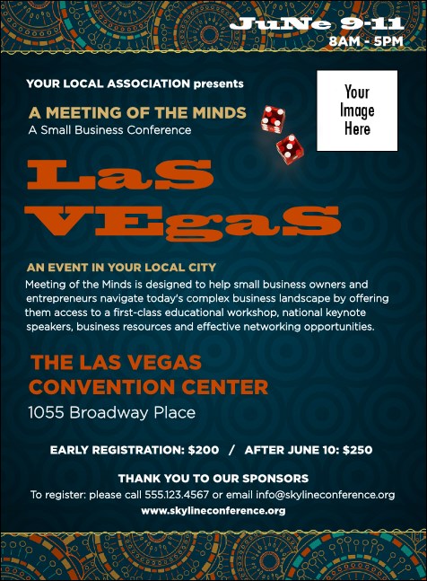Las Vegas Lucky Invitation Product Front