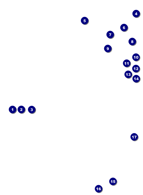 Toronto Invitation (Black & White) Front Field Markers