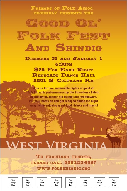 West Virginia Poster Product Front