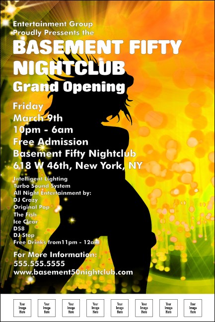 Nightclub Yellow Poster