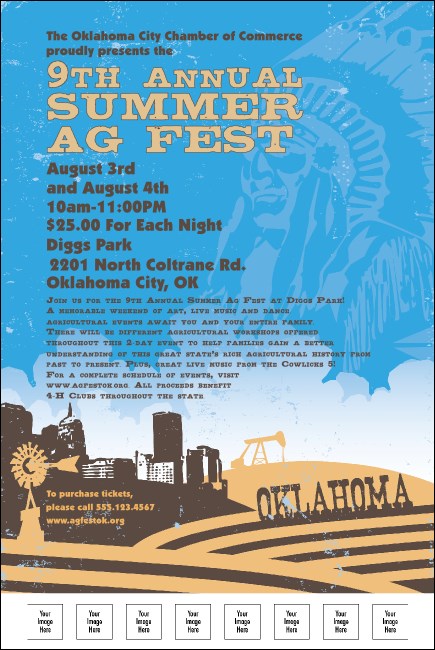 Oklahoma Poster Product Front