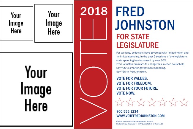 Modern Vote Poster Product Front