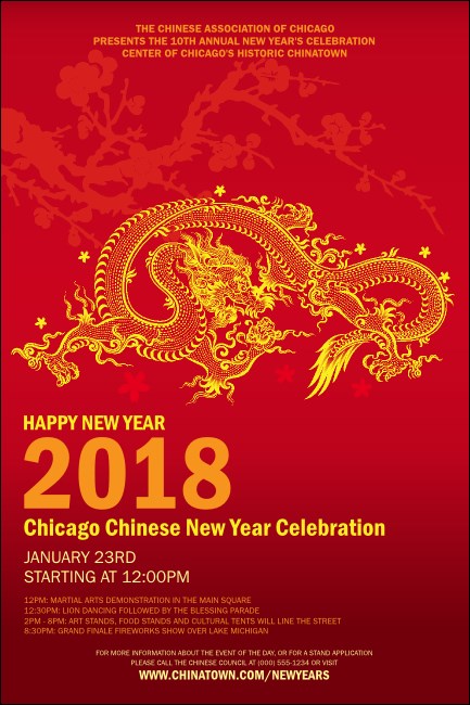 Chinese New Year Poster Product Front