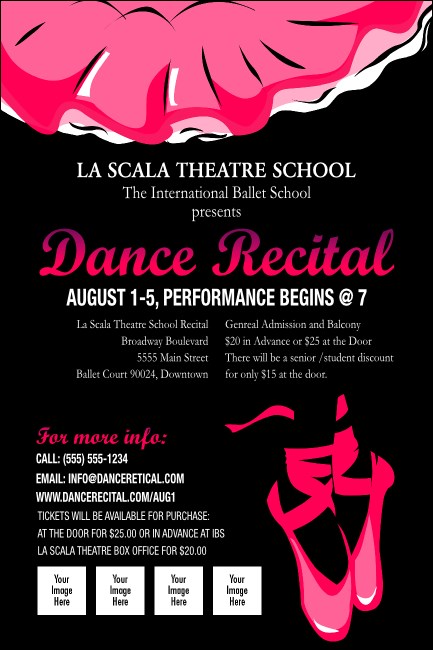 Dance Recital Poster Product Front