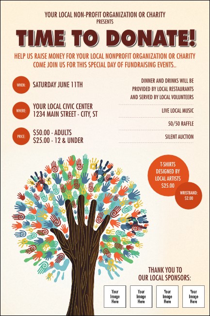 Fundraiser Tree Poster