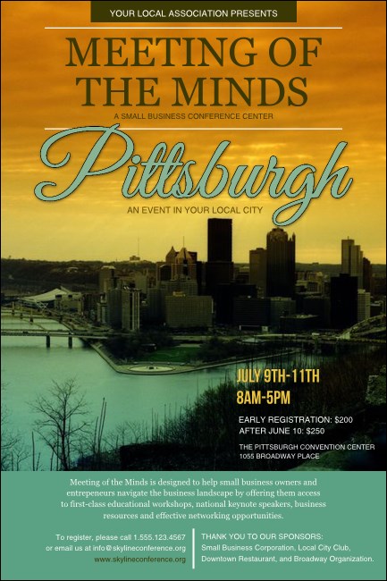 Pittsburgh Poster Product Front