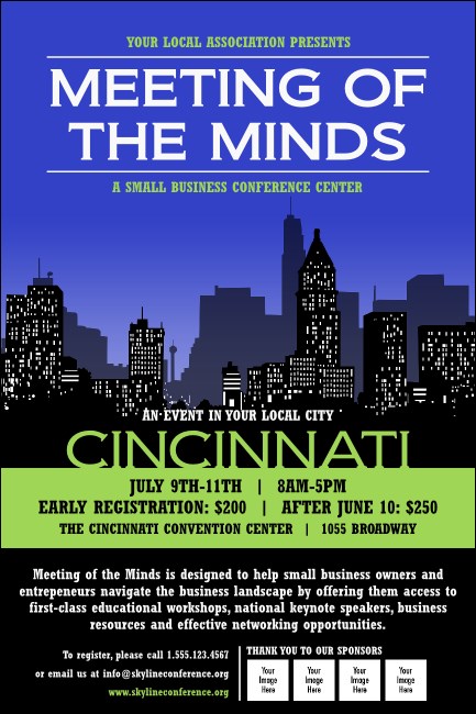 Cincinnati Skyline Poster Product Front