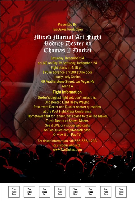 Mixed Martial Arts Poster Product Front