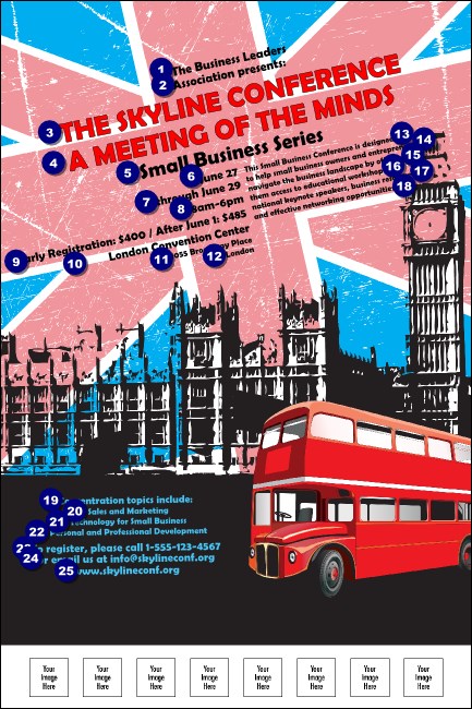 London Poster Product Front