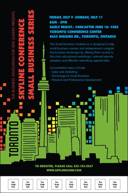 Toronto Poster (Black) Product Front
