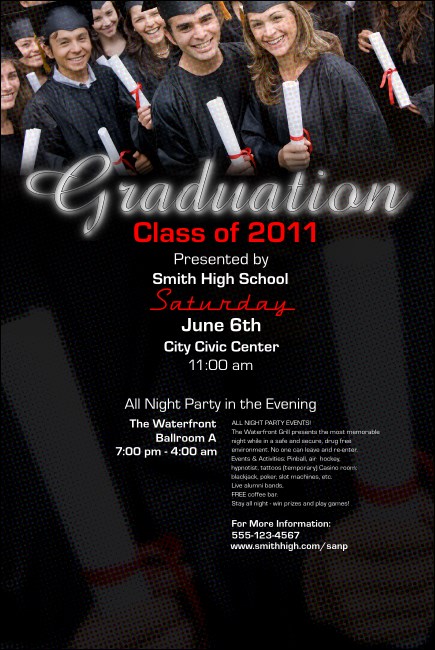 Graduation Diploma Poster Product Front