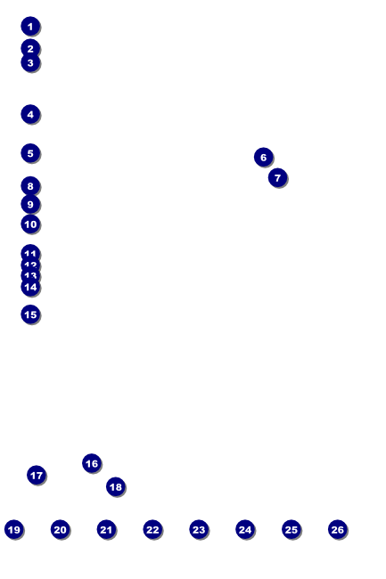 Indianapolis Basketball Logo Poster Front Field Markers
