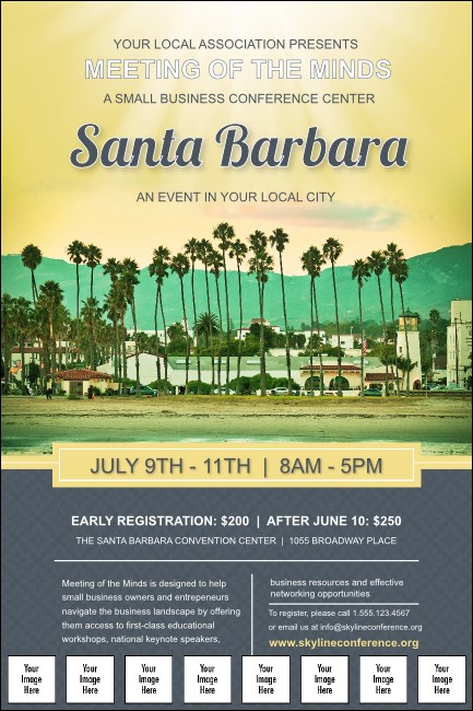 Santa Barbara Logo Poster Product Front