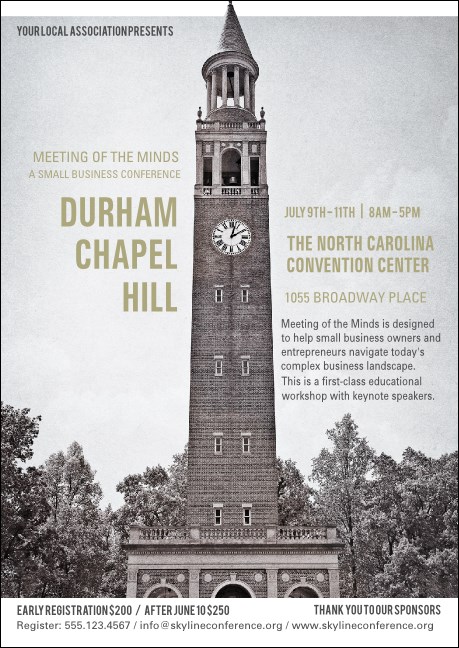 Chapel Hill Postcard Product Front