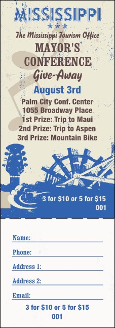 Mississippi Raffle Ticket