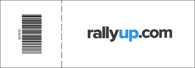 Stand Up Comedy Raffle Ticket Product Back