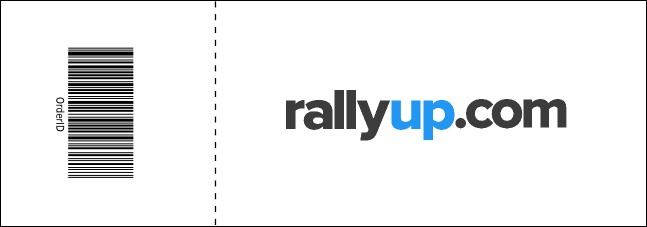 School Carnival Raffle Ticket Product Back