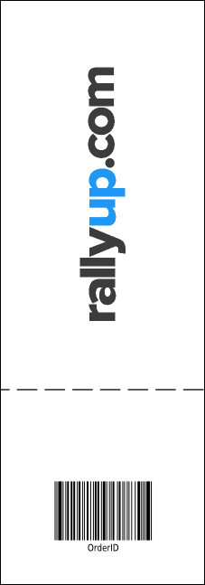 Versus Black Raffle Ticket Product Back