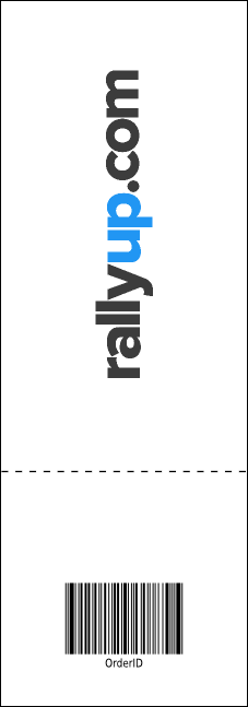 Bow Tie Raffle Ticket Product Back