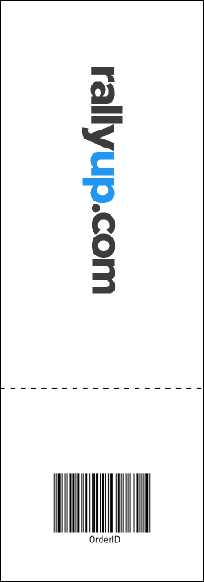 Basketball Court Raffle Ticket Product Back