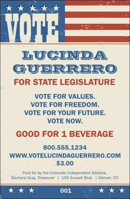 Americana Drink Ticket