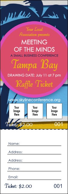 Tampa Bay Raffle Ticket Product Front