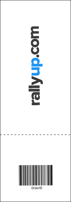 El Paso Raffle Ticket Product Back