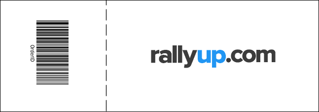 Gun-Themed Raffle Ticket Product Back