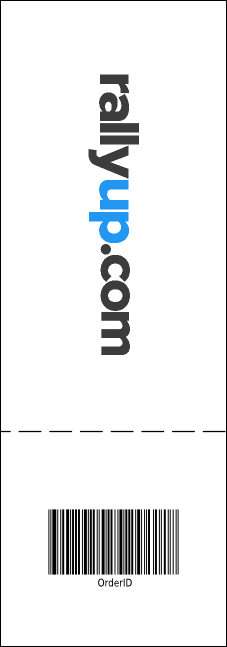 San Diego Raffle Ticket with stub Product Back