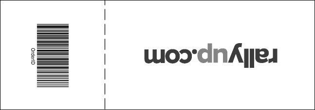 All Purpose Raffle Ticket 003 Product Back