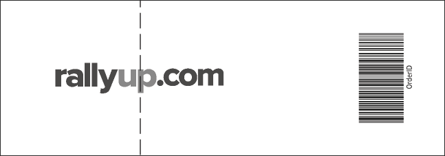 Black and White New Year's Raffle Ticket 001 Product Back