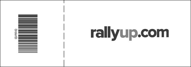 B&W Logo Raffle Ticket 001 Product Back