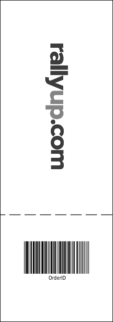 B&W Logo Raffle Ticket 002 Product Back