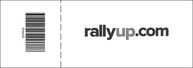 San Antonio Raffle Ticket (Black and white) Product Back