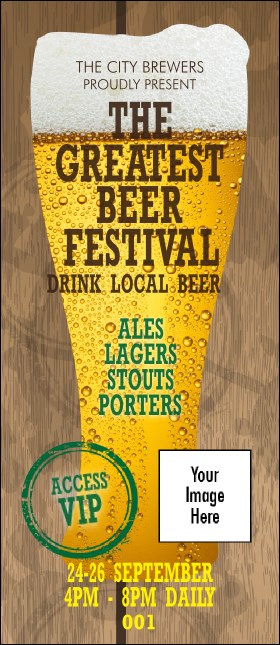 Beer Festival VIP Pass Product Front