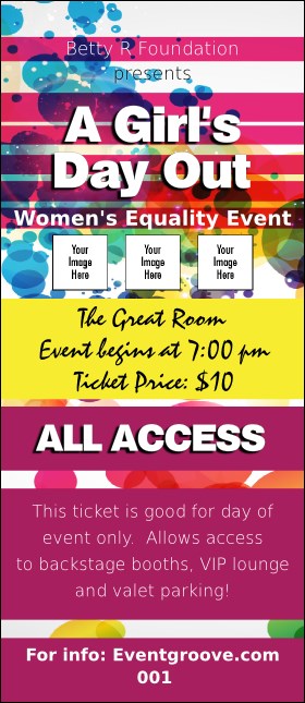 Women's Expo Abstract VIP Pass Product Front