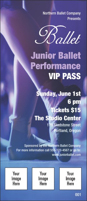Ballet VIP Pass Product Front
