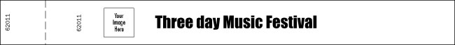 Bold Stub BW Logo Wristband Product Front