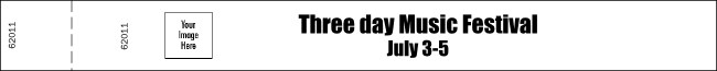 Bold Stub 2 Line BW Logo Wristband Product Front