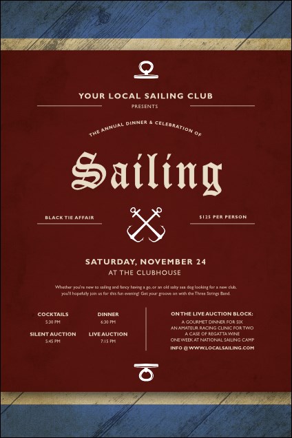 Sailing Poster Product Front