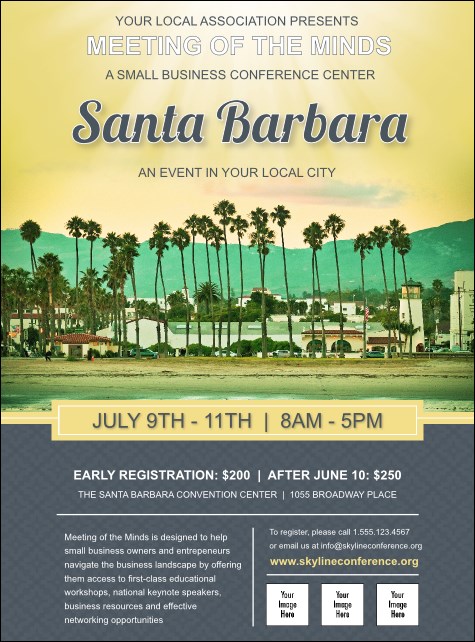 Santa Barbara CA Flyer Product Front