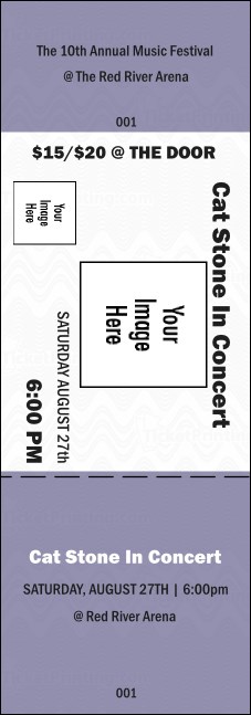 All Purpose Big Logo Purple 2 Event Ticket Product Front