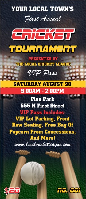 Cricket 2 VIP Pass
