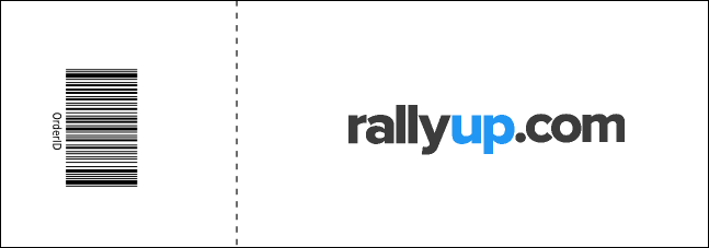 Auto Racing Event Ticket Product Back