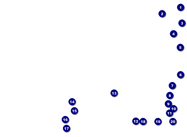 Rugby Stadium Invitation Front Field Markers