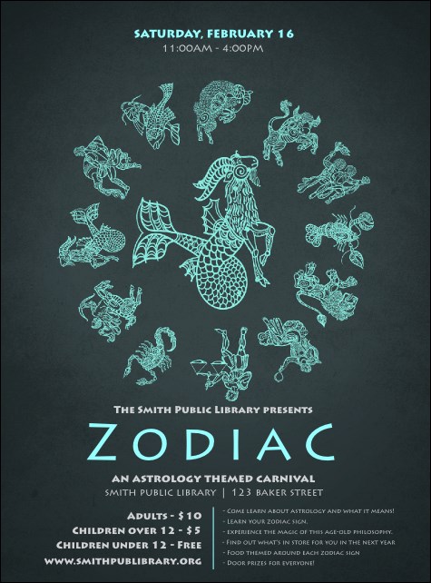 Zodiac Flyer Product Front