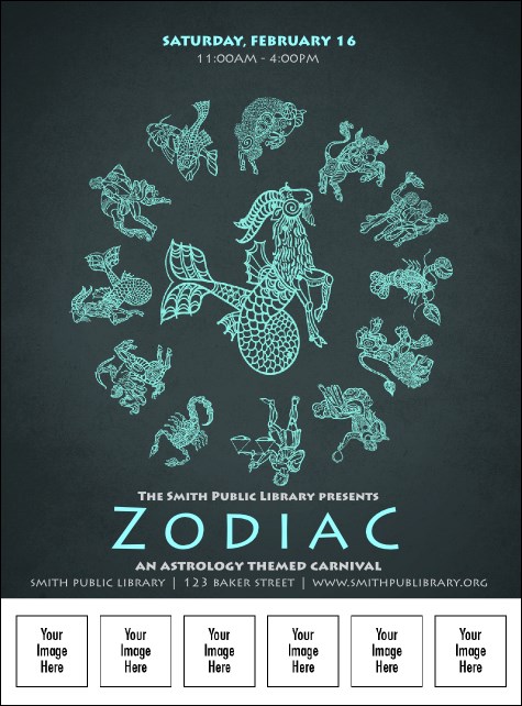 Zodiac Logo Flyer Product Front