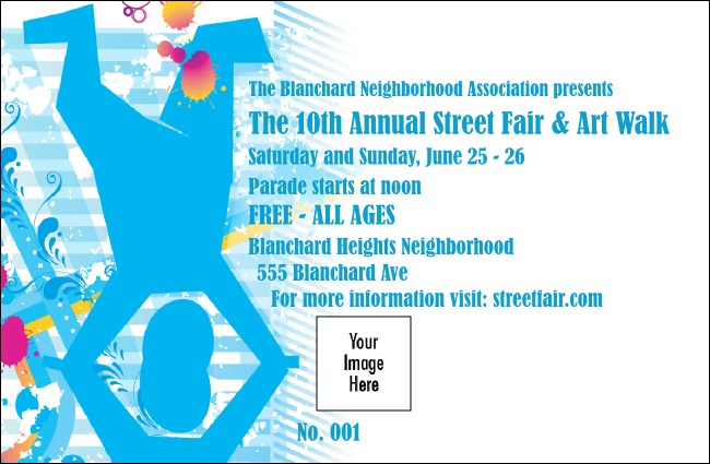 Street Fair Drink Ticket Product Front