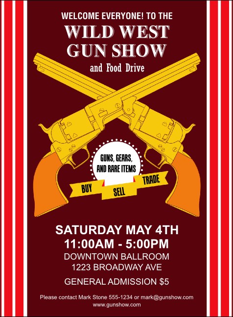Gun Show Invitation