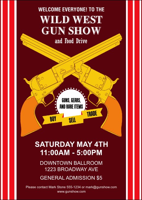 Gun Show Postcard Product Front